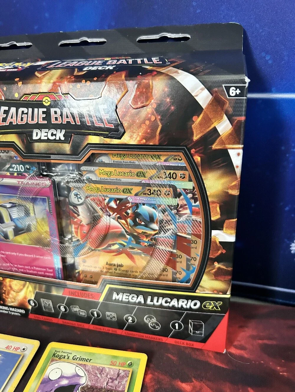 Pokemon - Vintage  Mega Lucario ex League Battle Deck Sealed - Empty Tin Bundle